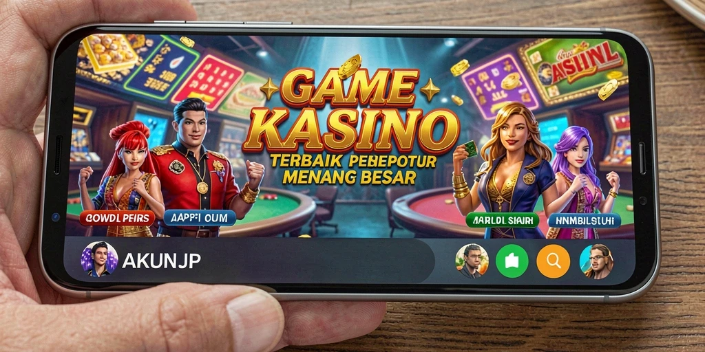 Tangkapan layar gameplay Kasino AKUNJP yang menarik dan interaktif.