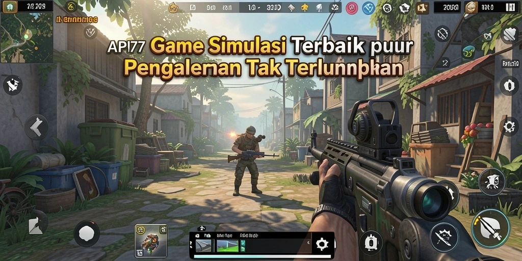 Menampilkan gameplay menarik dari API77 yang penuh dengan aksi simulasi.
