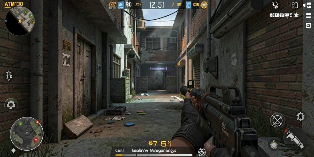 Gameplay ATM138 yang penuh aksi dan ketegangan di medan perang.