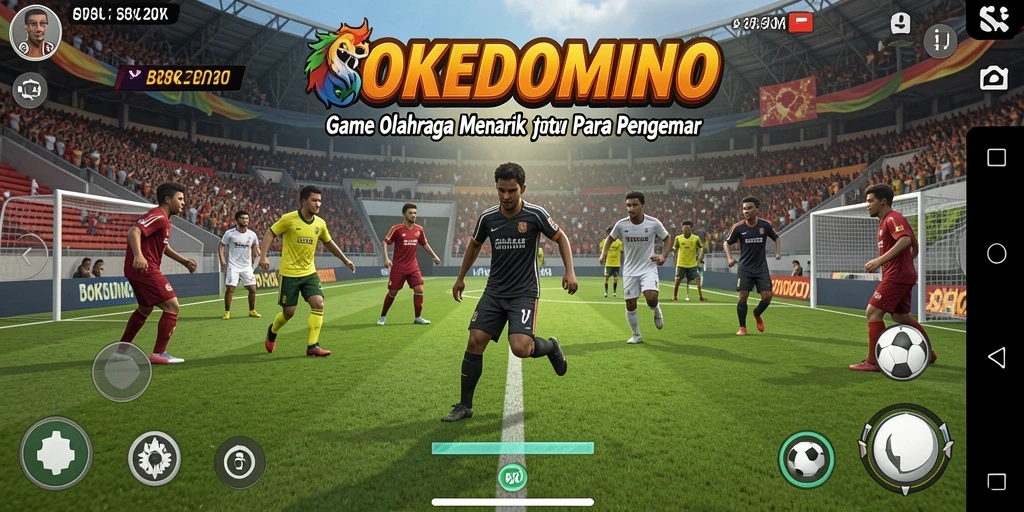 Tampilan utama gameplay BOKEDOMINO yang menarik dan kompetitif.
