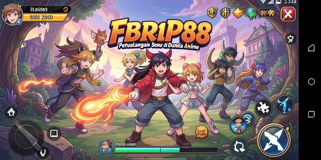 Screenshot gameplay FBRP88 yang menunjukkan aksi pertarungan yang menegangkan.