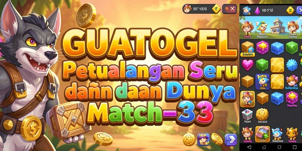 Tampilkan gameplay menakjubkan dari GUATOGEL dengan tantangan Match-3.