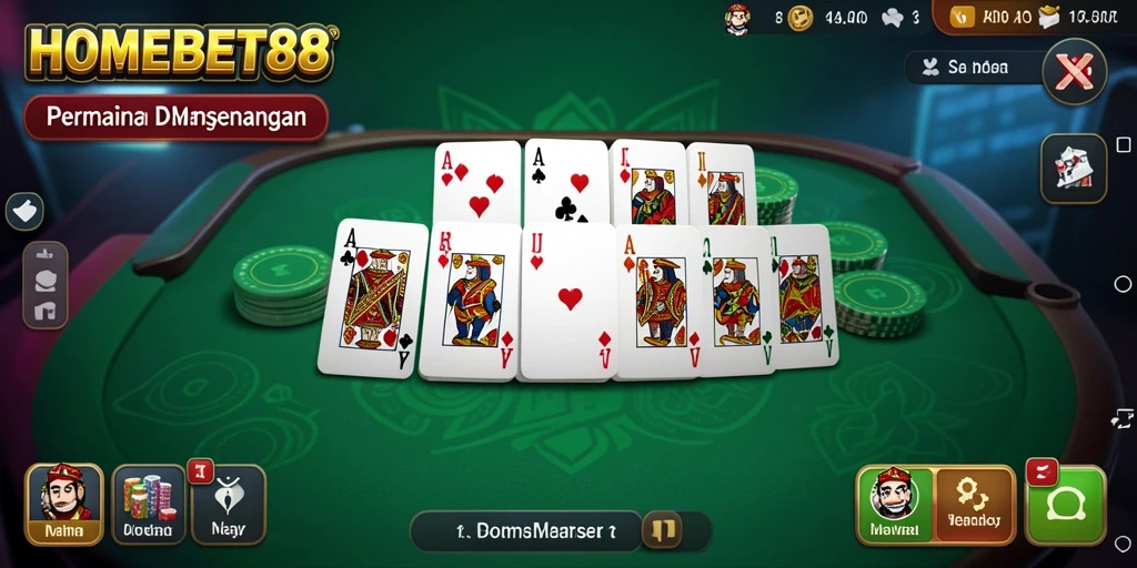 Gameplay seru dan tampilan menarik di HOMEBET88.