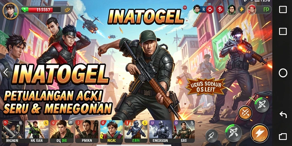 Gameplay action mendebarkan di INATOGEL yang penuh tantangan.