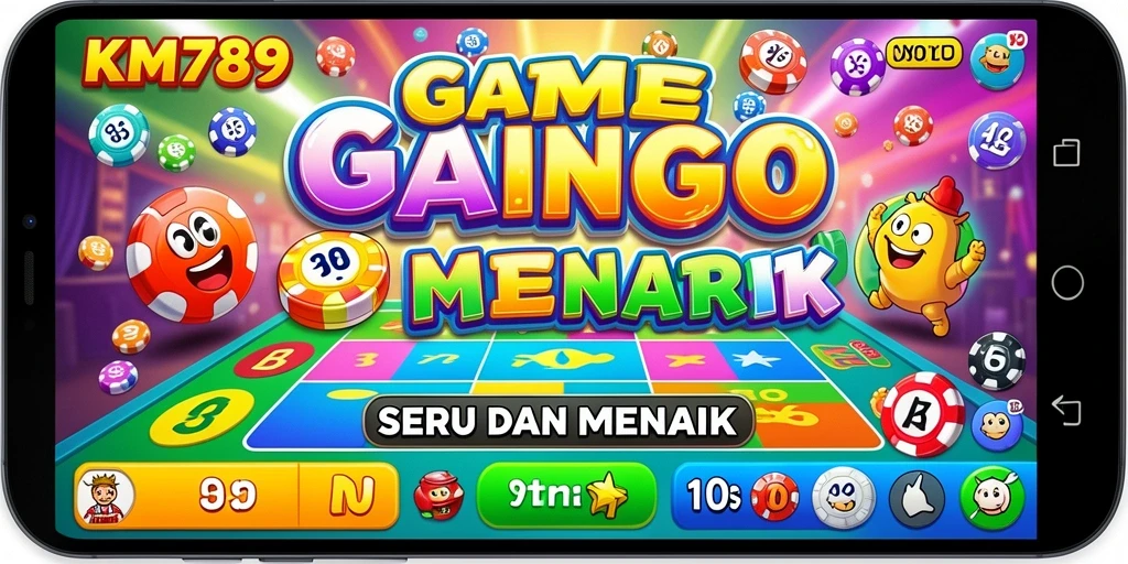 Tampilan gameplay Bingo di KM789 yang menarik dan penuh warna.