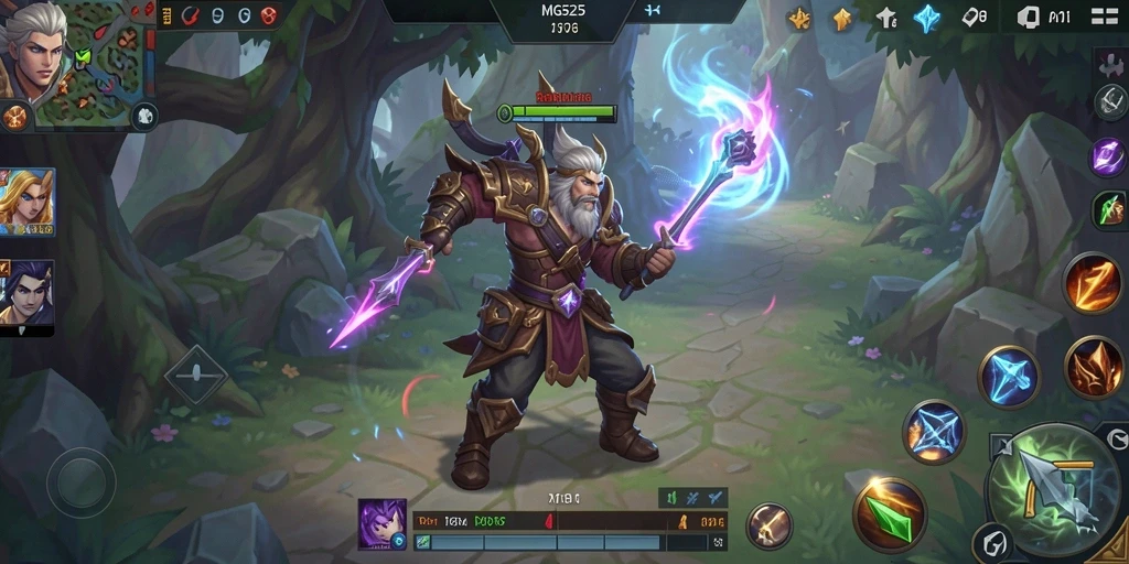 Screenshot MG525 menampilkan aksi pertarungan seru dalam dunia ARPG.