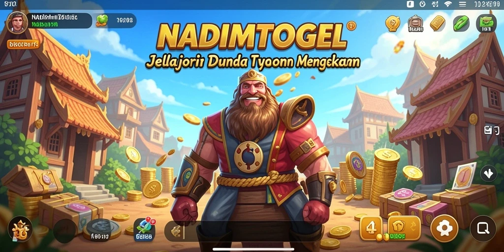 Screenshot utama NADIMTOGEL menampilkan gameplay Tycoon yang seru.