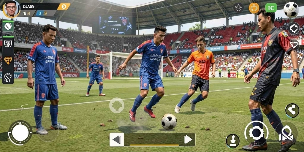 Tampilan gameplay yang mendebarkan di OJA89 dengan berbagai jenis olahraga.