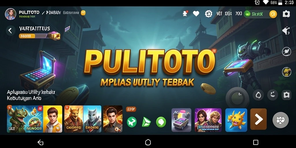 Tampilan antarmuka PULITOTO yang sederhana dan fungsional.
