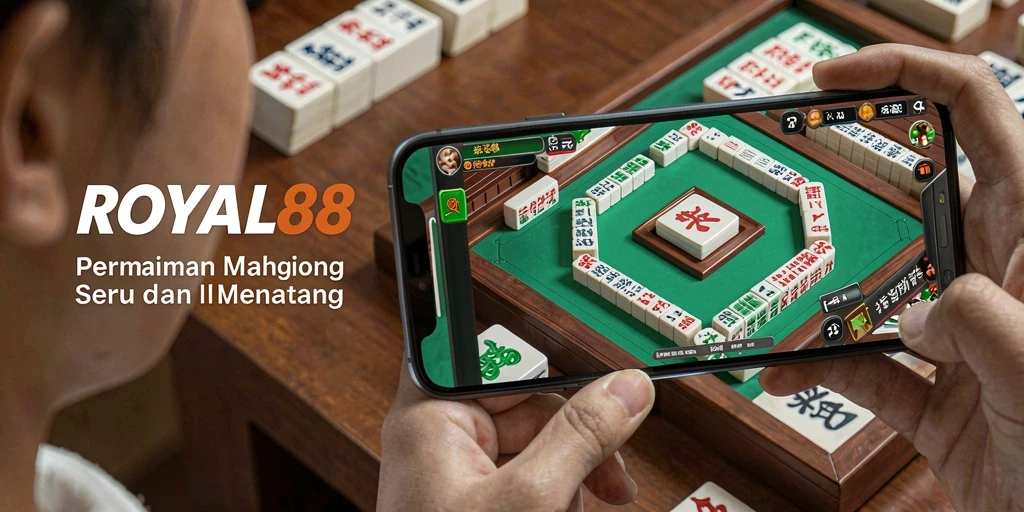 Tampilan gameplay menarik dalam ROYAL88 yang menghadirkan Mahjong klasik.
