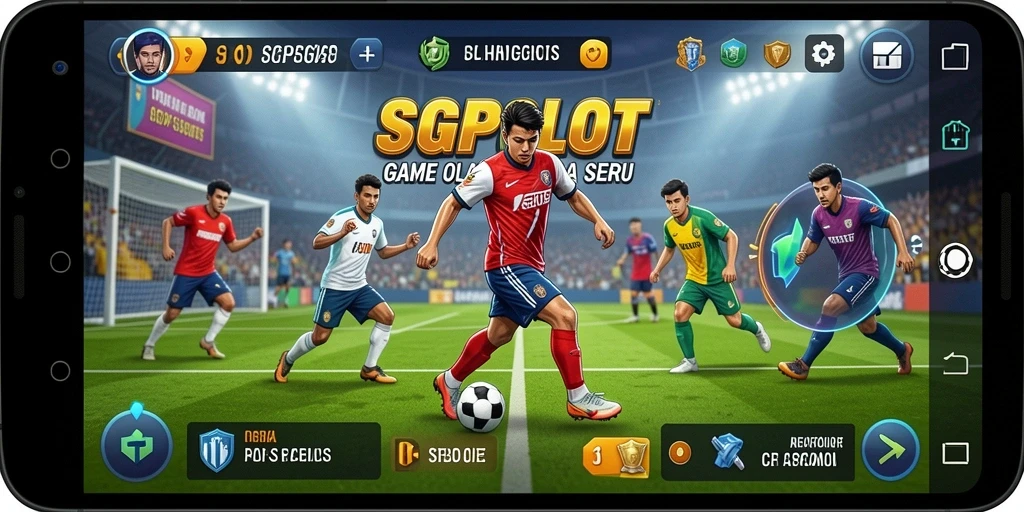 Tampilan gameplay SGPSLOT dengan aksi olahraga yang mendebarkan.