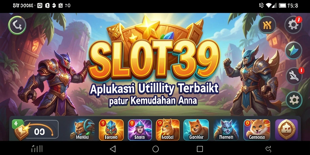 Tampilan antarmuka SLOT39 yang bersih dan sederhana.