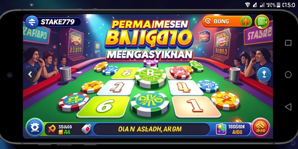 Screenshot gameplay seru dalam permainan Bingo STAKE779.