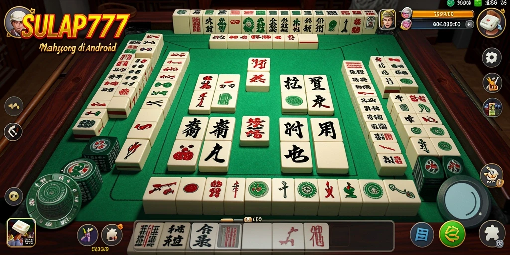 Screenshot utama SULAP777 menampilkan suasana permainan Mahjong yang seru.