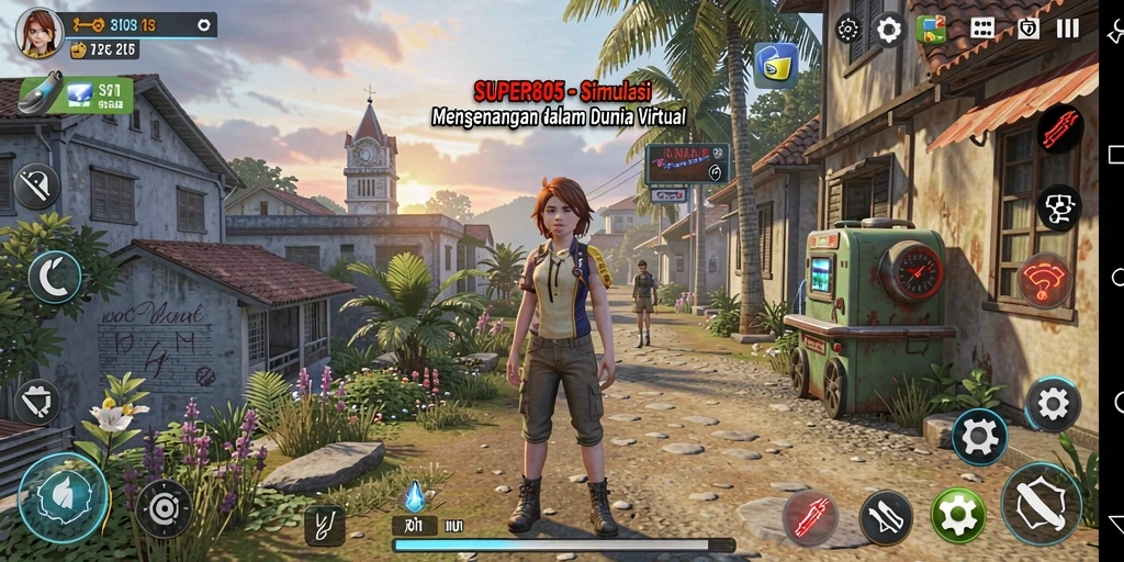 Gameplay SUPER805 yang seru dan interaktif dalam dunia simulasi.