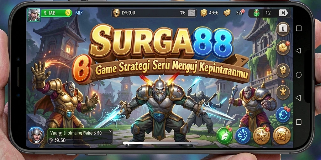Tangkapan layar dari gameplay SURGA88 menunjukkan momen strategi yang mendebarkan.