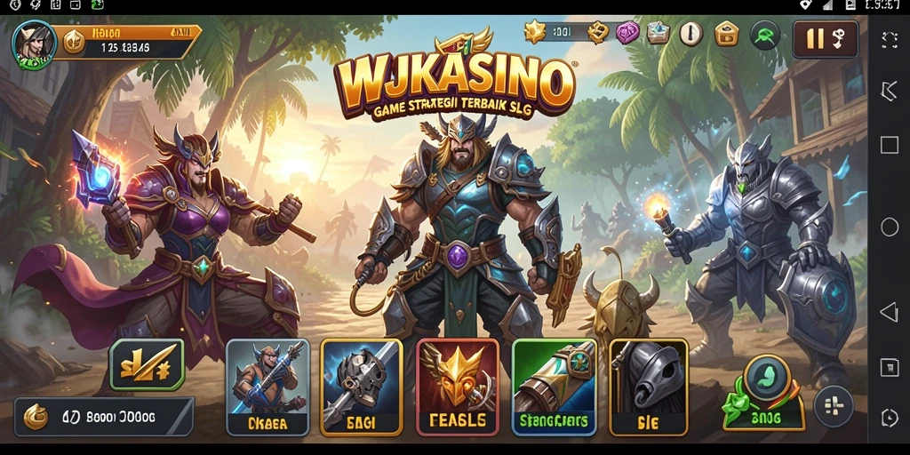 Tampilan gameplay seru dengan strategi mendalam di WJKASINO.